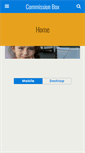 Mobile Screenshot of commissionbox.org